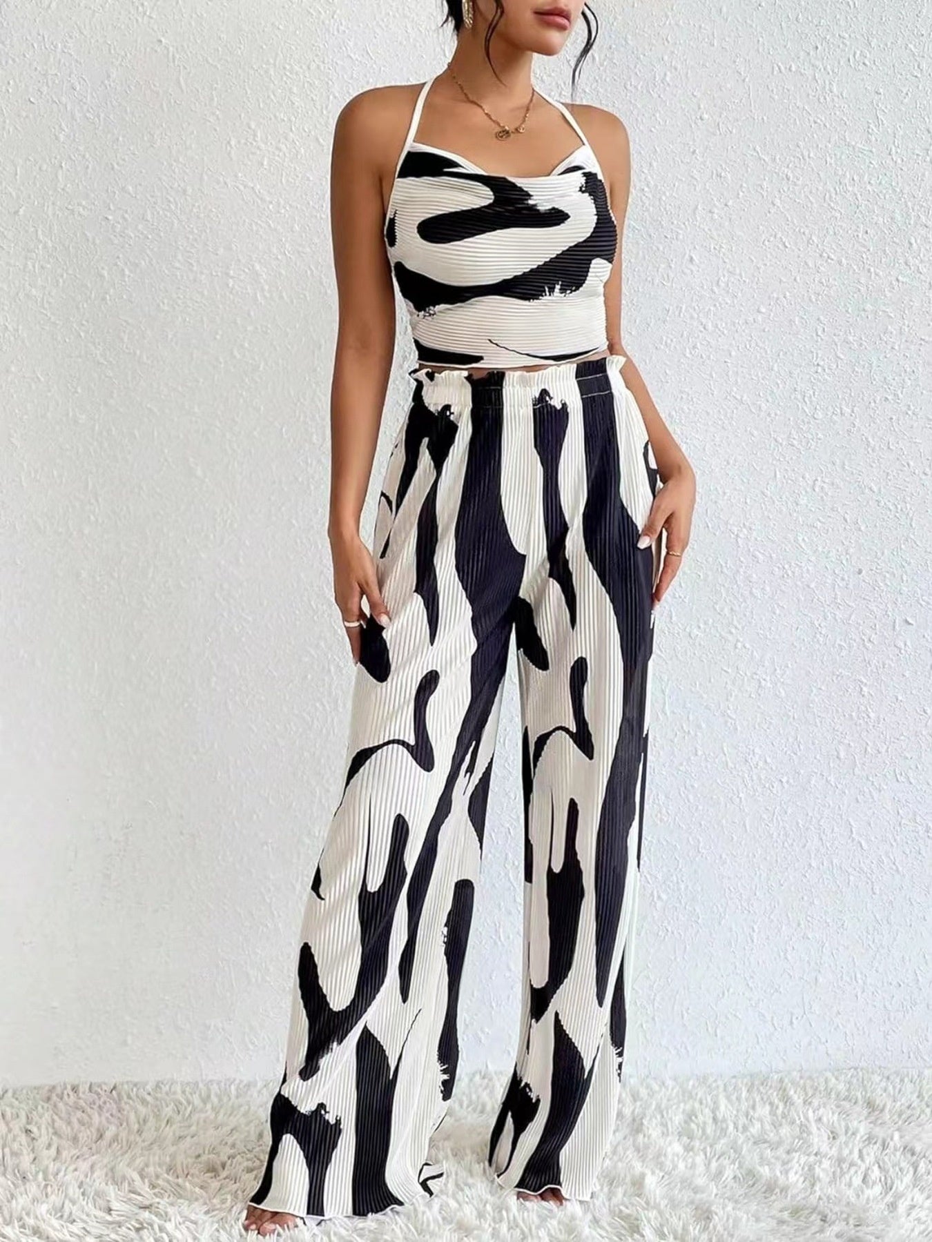 Two Piece Pant Set