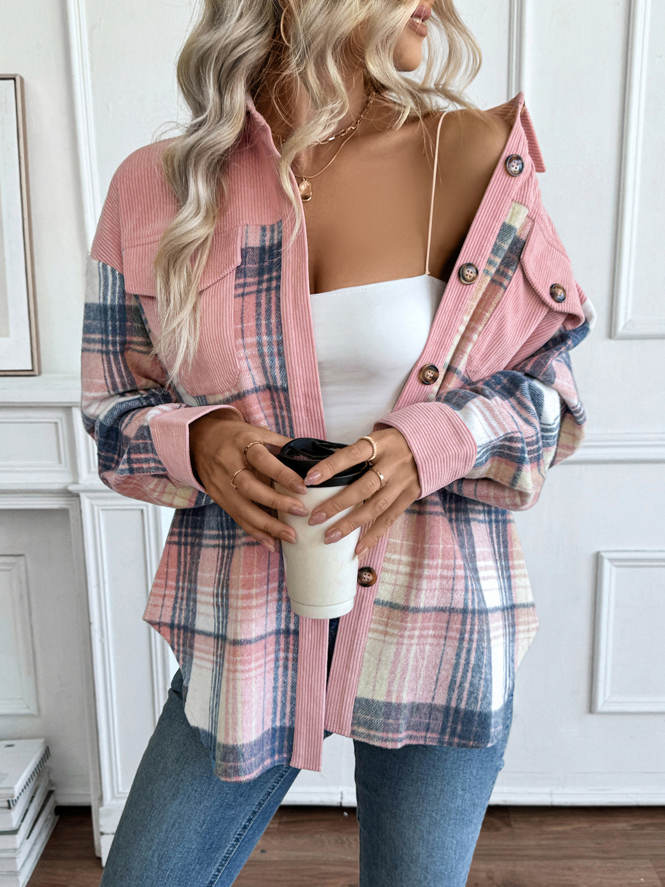 Blush Me Shacket