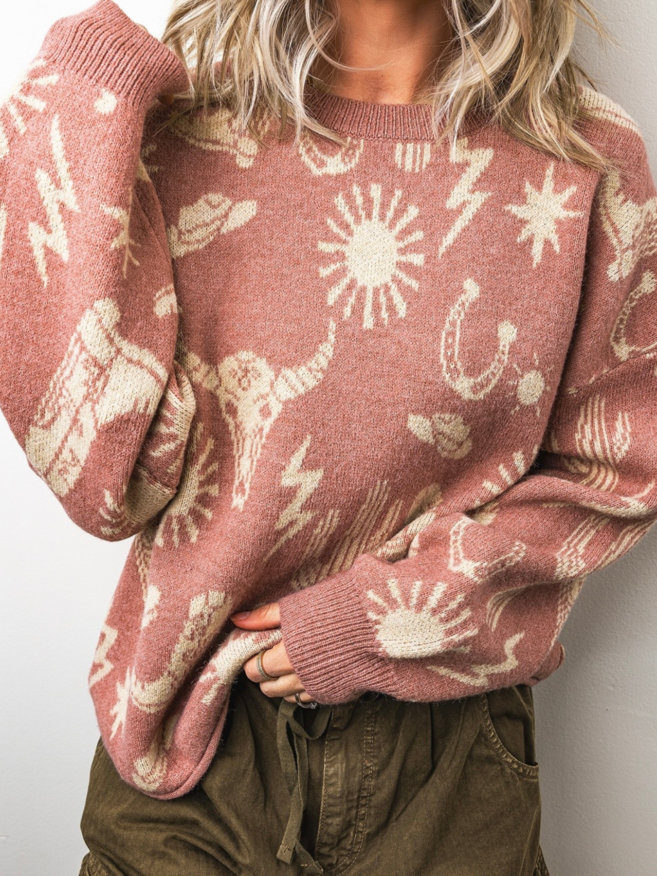 Rosy Canyon Sweater