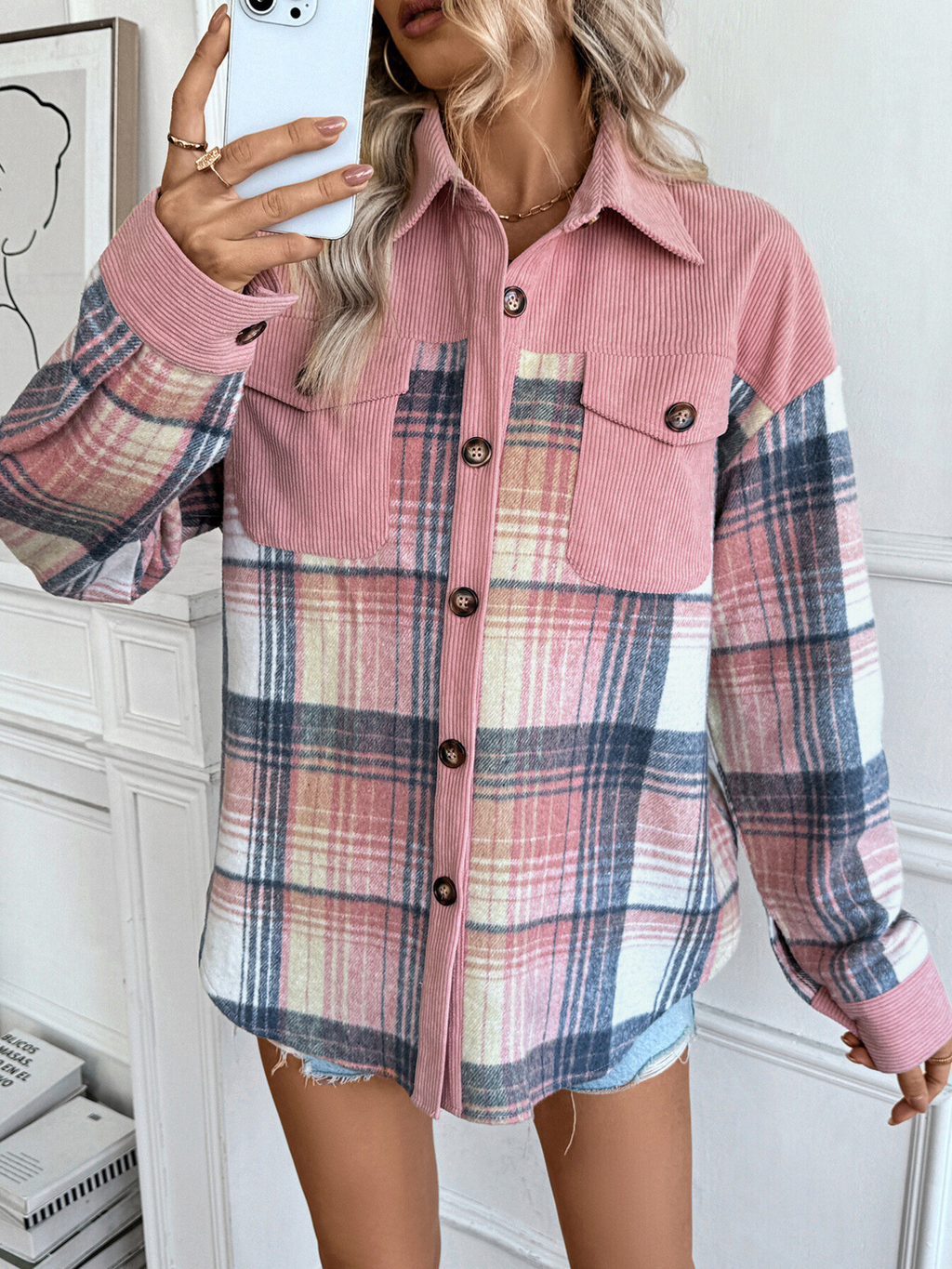Blush Me Shacket