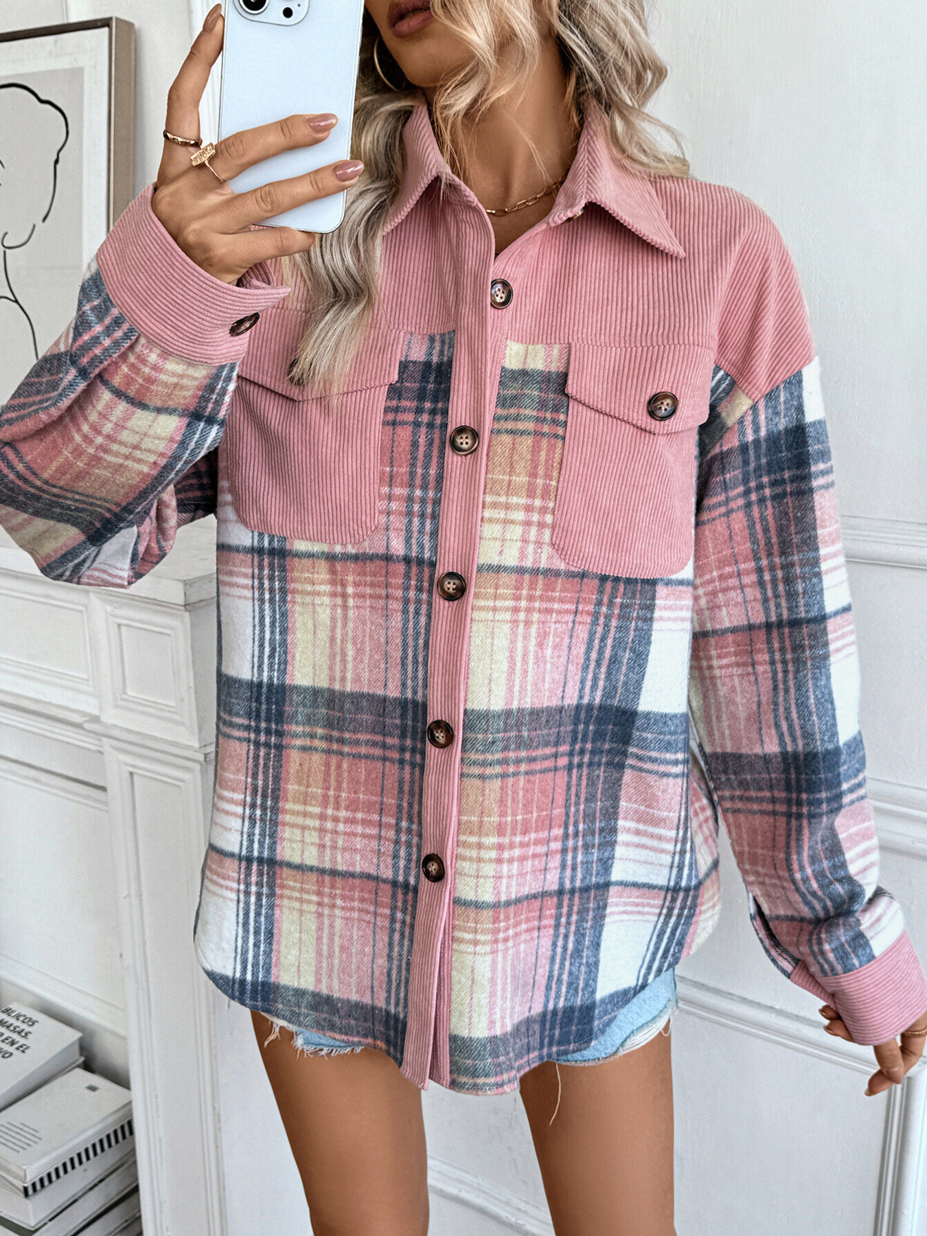 Blush Me Shacket