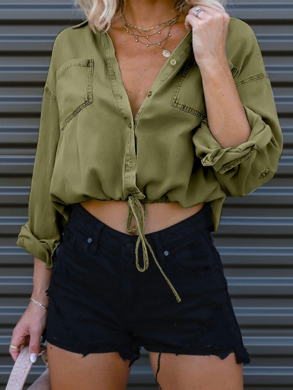 Denim Crush Top