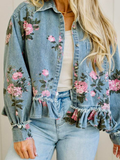 Blushing Rose Denim Jacket